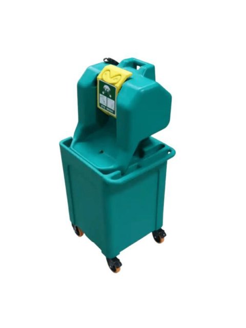 60L Green Portable eve wash Wastewater collection bucket